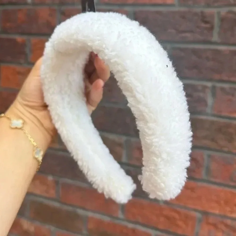 White Puffy Headband
